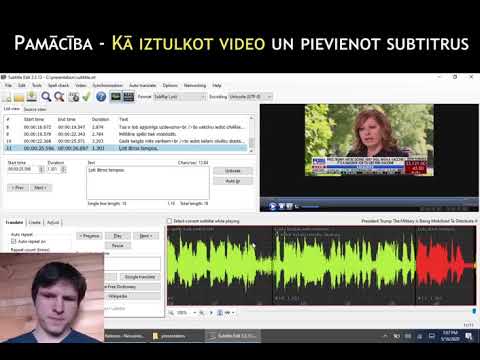 Video: Kā Pievienot Subtitrus
