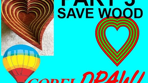 CorelDraw Tips & Tricks Layered art work making a deep dish and more Part 3 SAVE WOOD