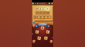 Word Connect Puzzle Level 173 Walkthrough [Bonus Words & Answers] #shorts