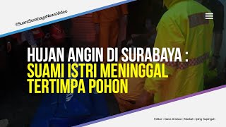 Akibat Angin Kencang, Suami Istri Meninggal Tertimpa Pohon