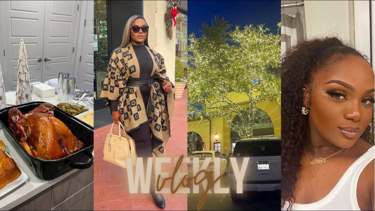 VLOG | New Home Decor + Hosting My Family for Thanksgiving at my Place! + Holiday Photoshoot