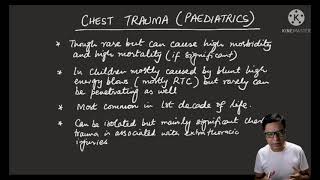 Chest Trauma in Pediatrics