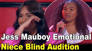 Jess Mauboy Emotional Response To Niece Blind Audition