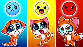 😸 How Do You Feel? 😯 Sad or Happy?! 😻 Kids Learn Feelings And Emotions 😊 Purr-Purr