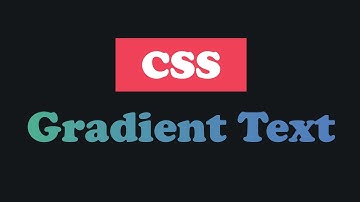 Tạo chữ chuyển màu gradient - CSS & HTML