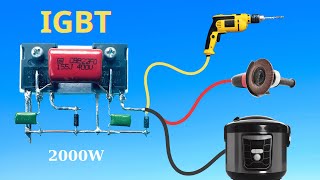 Unveiling the Secrets | How to turn 2 IGBT into a powerful 220V INVERTER