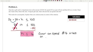 6th Grade Math - Unit 6, Lesson 11 Anchor Problems