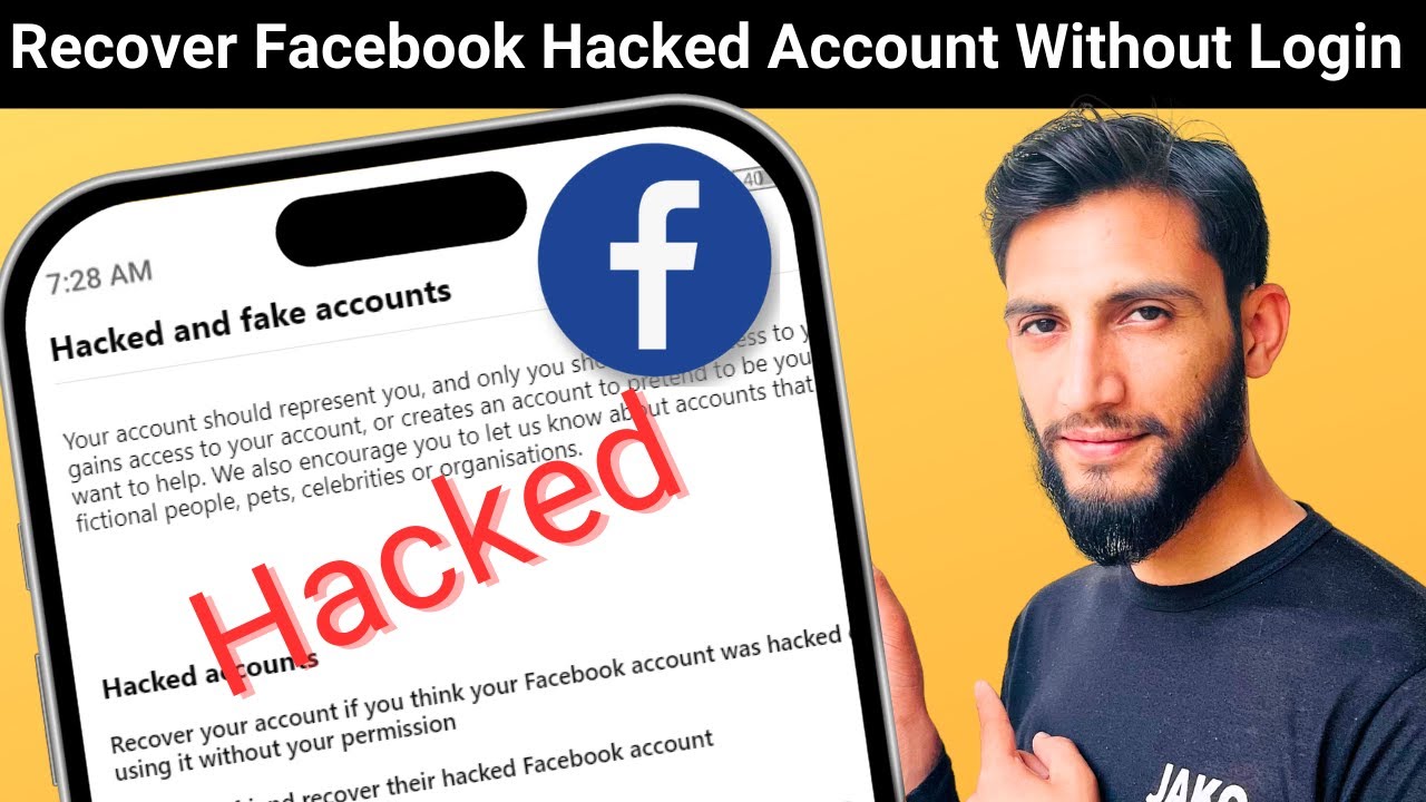 How to recover hacked facebook account mobile number email and password