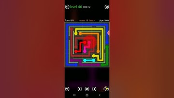 Flow free (courtyard spin 10x10 level 46)