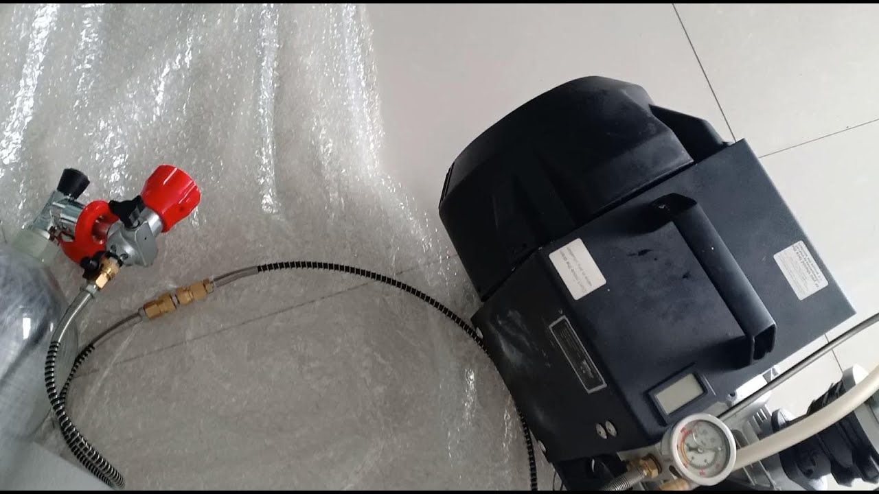 300Bar hpa air tanks, how to fill use pcp air compressor? YouTube