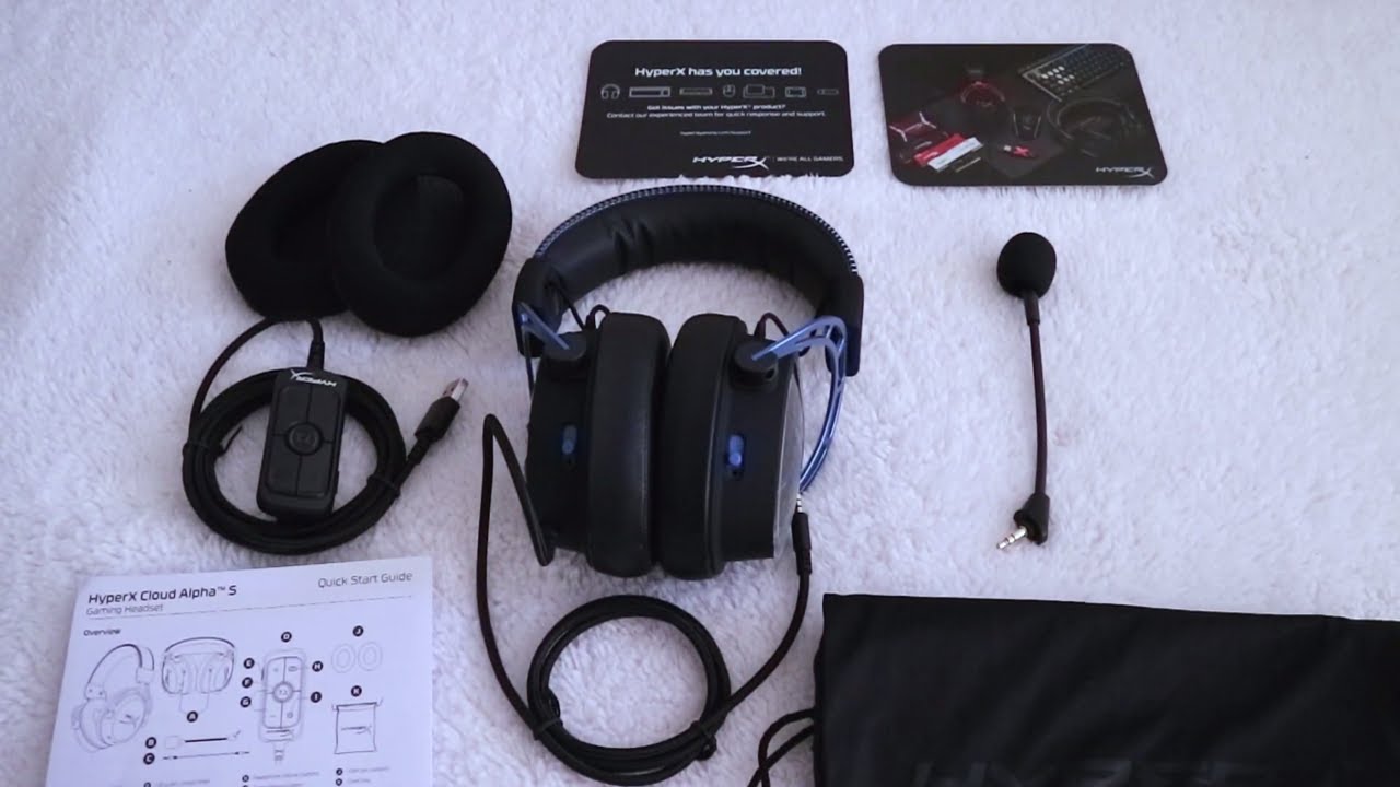 Unboxing HyperX Cloud Alpha S Gaming Headset - YouTube