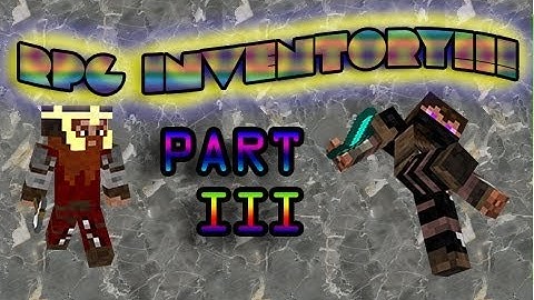 Minecraft Mod Spotlight - RPG INVENTORY!!! - Part 3