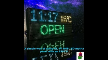 RGB MATRIX PANEL SHIELD FOR ESP32 Mini32 and 30P WROOM-32 Development Board