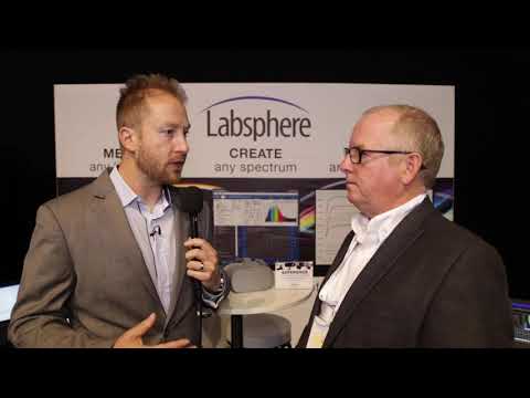 Wireless target reflectance testing with Labsphere