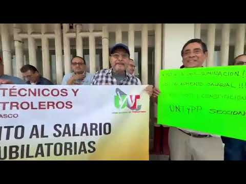 ¡PROTESTA DE UNTYPP EN EL KAAN CEIBA PEMEX! 2