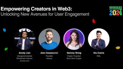 Empowering Creators in Web3: Unlocking New Avenues for User Engagement | Taipei Blockchain Week 2024