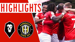 HIGHLIGHTS | Salford City 2-0 Harrogate Town