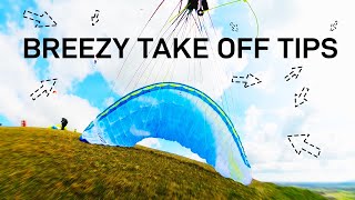 Paragliding control: Breezy launch tips with Carlo