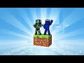 Minecraft, aber die Welt besteht aus einem Block