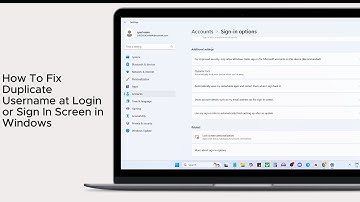 How To Fix Duplicate Username at Login or Sign In Screen in Windows