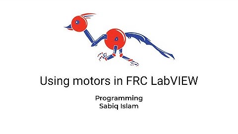 Using Motors in FRC LabVIEW