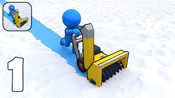 Snow shovelers - simulation - Clear Snow - Part 1 - Gameplay Walkthrough (iOS, Android)