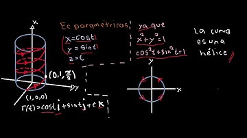 Cálculo Vectorial: Función Vectorial (Gráfica de una función en forma paramétrica)