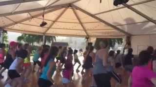 Zumba masterclass.in france 29.07.2015