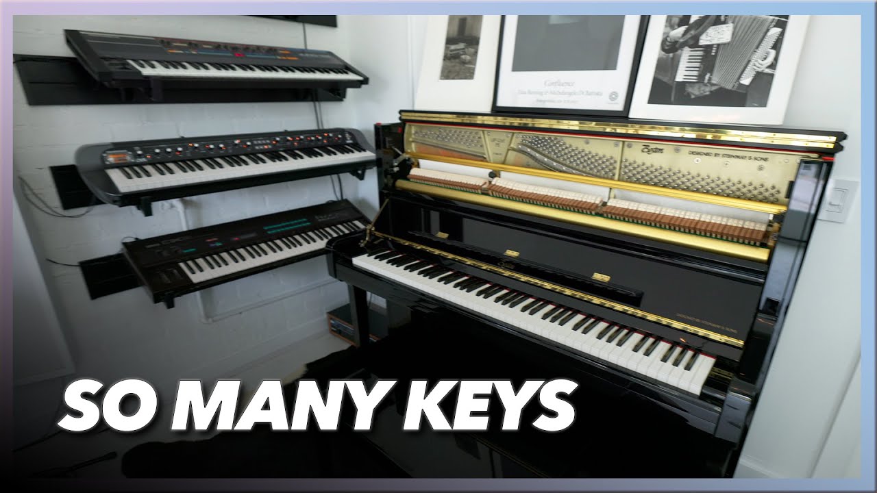 SUPER CLEAN Synth & Piano Home Studio SETUP YouTube