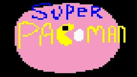 Super PAC-MAN Pocket Game Developer [MAME CLASSICS COLLECTION] (download link in description)