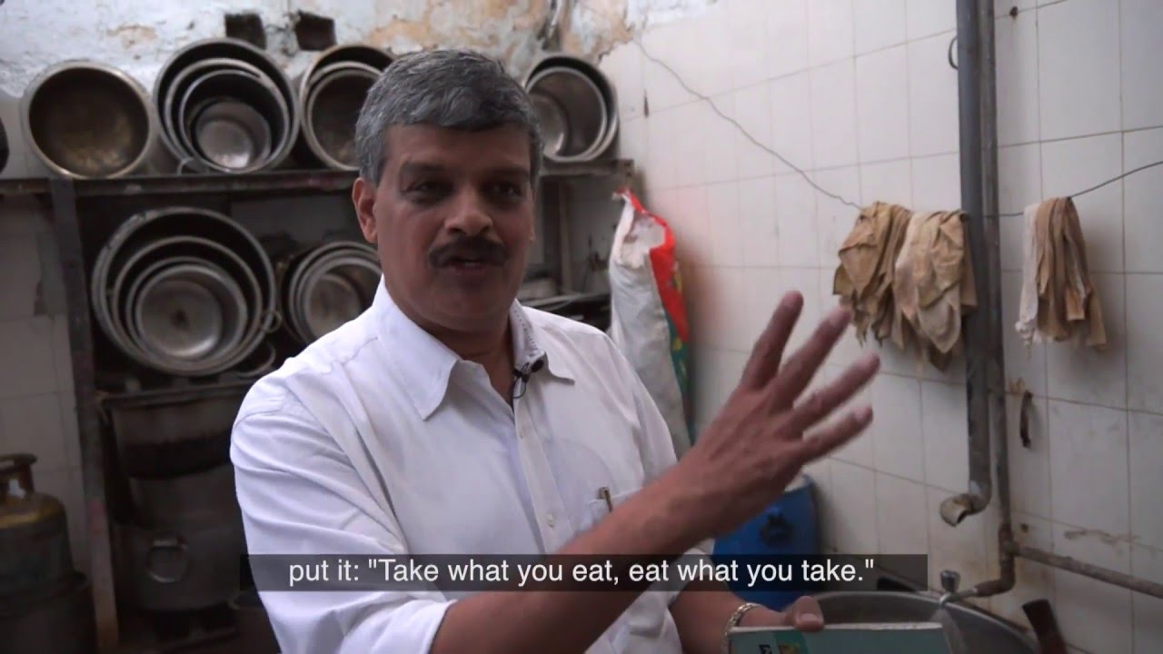 Eating out and food waste. Reduce, Reuse and Recycle in Bangalore