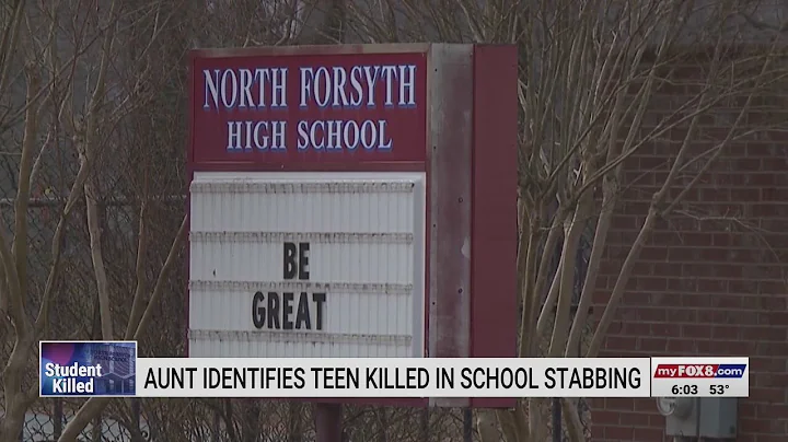 Family of student killed in fatal stabbing at North Forsyth High School speak