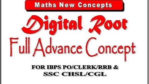 Digital Root Method Full Advance Concept | In Hindi