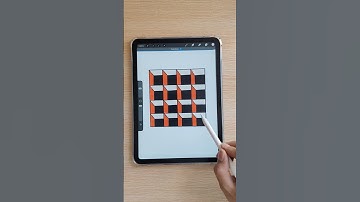 How to drawing a 3D cube step by step #shorts #art #3d #procreate #real