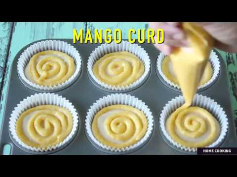 how to make Mango Meringue Cupcakes, Mango pound cake recipe, Easy mango cupcake recipe, Sweet mango
