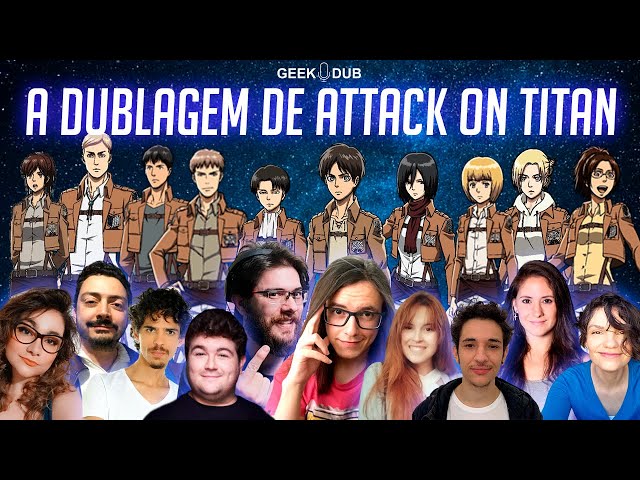 JBoxLIVE  Elenco de dublagem de ATTACK ON TITAN 