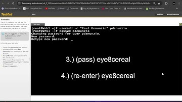 6.7.4 Create a User Account : TestOut