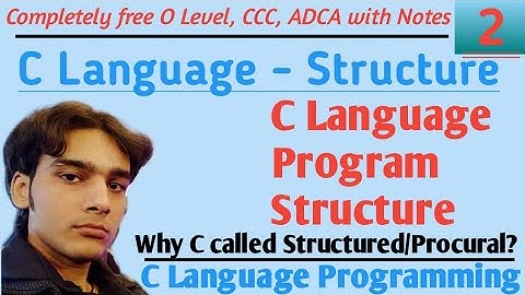 Why C Language is called Structured / Procedural Programming Language - C Language - Hello DHIRENDRA