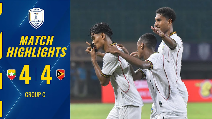 🇲🇲 MYANMAR 4-4 TIMOR-LESTE 🇹🇱 | #MANDIRICUP2025 HIGHLIGHTS