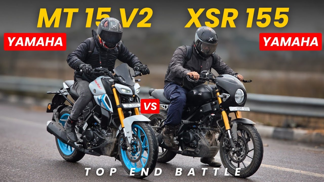 XSR 155 Cafe Racer vs MT-15 V2 | Same Engine, Different Results!