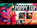 POPPY vs SETT (TOP) | EUW Master | 26.10