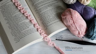 Crescent Bookmark Crochet Pattern