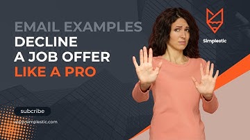 Example Emails | How To Decline A Job Offer