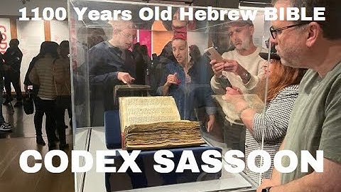 The Living Testament- An Ancient Hebrew Bible # CODEX SASSOON