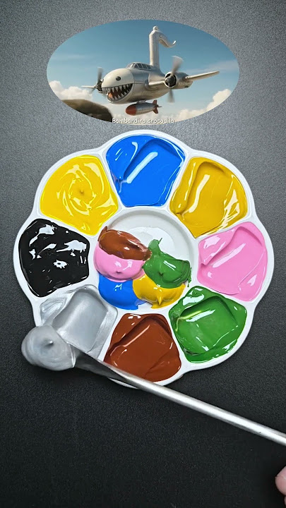 Each Color Is Hesitating #satisfying  #colormixing  #italianbrainrot