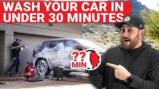 DIY Express Car Wash In Your Driveway In Under 30 Minutes