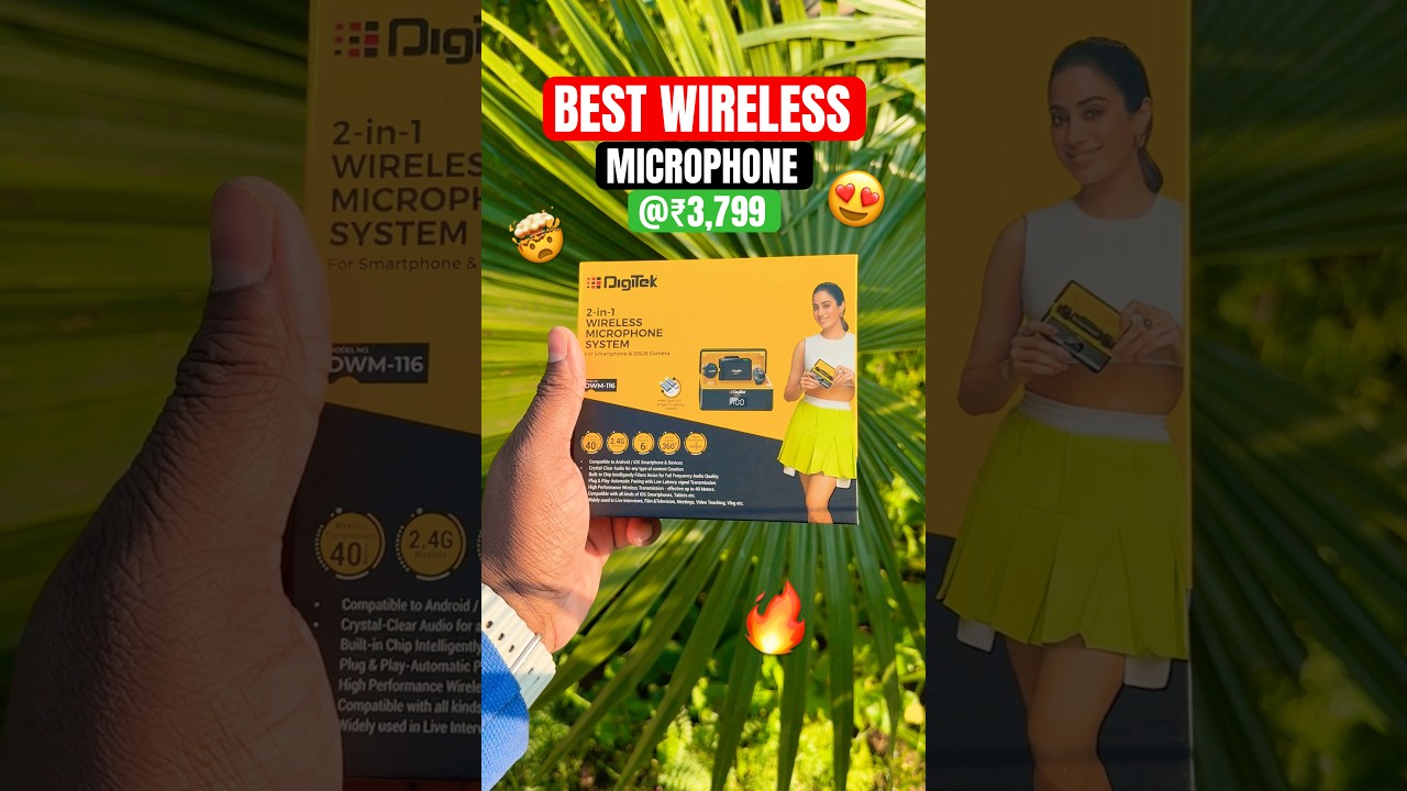 Digitek DWM-116 Wireless Microphone 🔥 