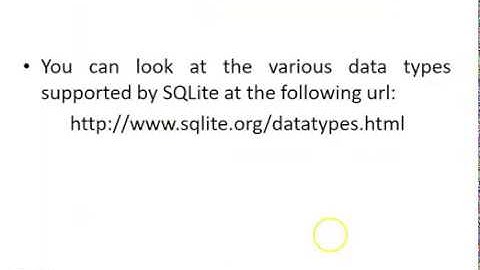 Python Application Programming 17CS664 Module 5 Database Programming Part 1/3