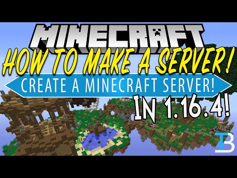 EASY* How To Make a SERVER In Minecraft 1.16.5 - How To Play With Friends  In Minecraft! 