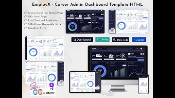 Career Dashboard Template with Analytics, Dynamic Layouts, and User-Friendly UI Features